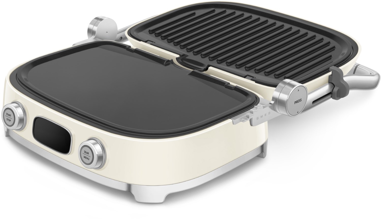 Smeg MGF01CREU Multifunktion-/Kontaktgrill 2.000 Watt,