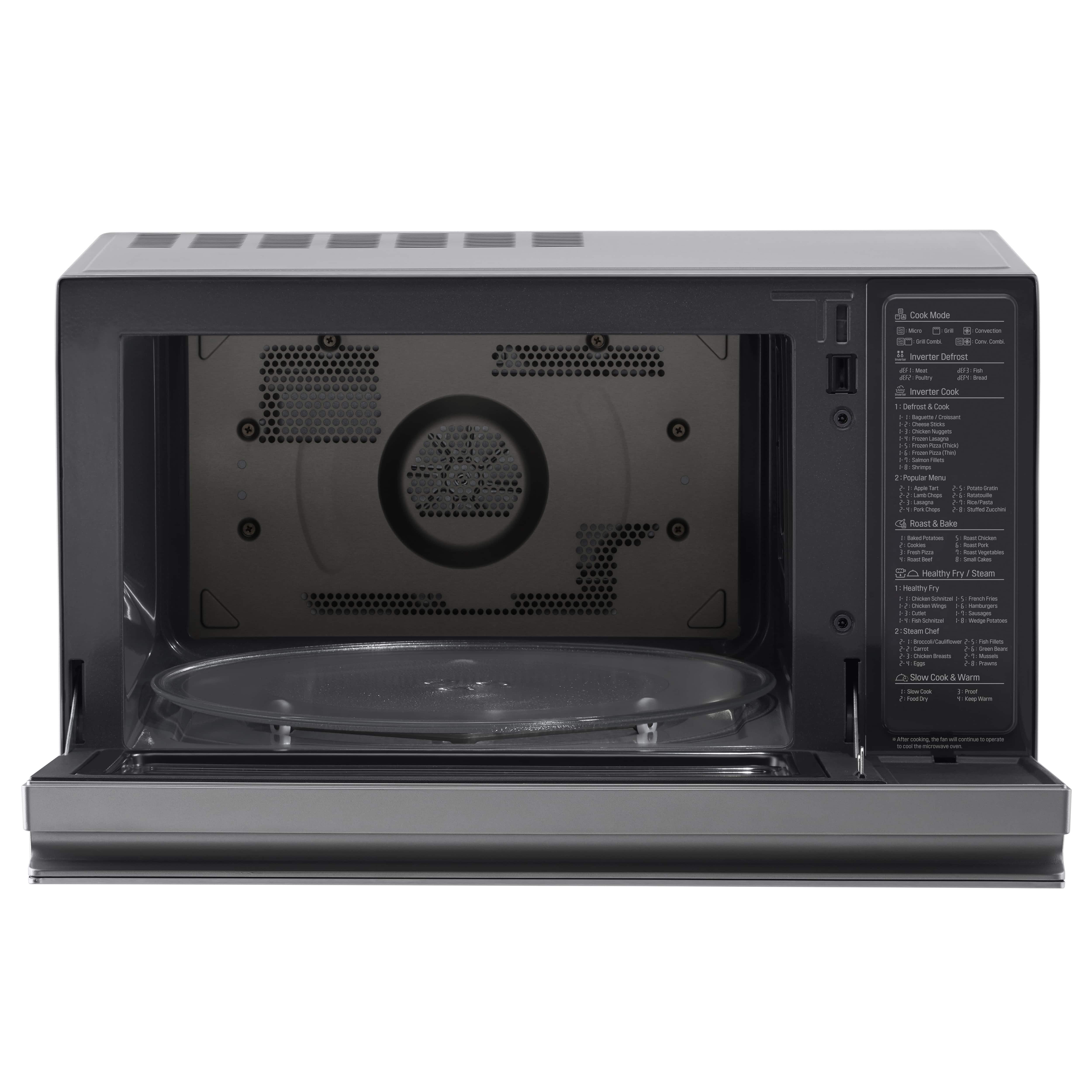 LG MJ3965ACS Kombi-Mikrowelle, Heißluftofen, 4-in-1 Smart Inverter