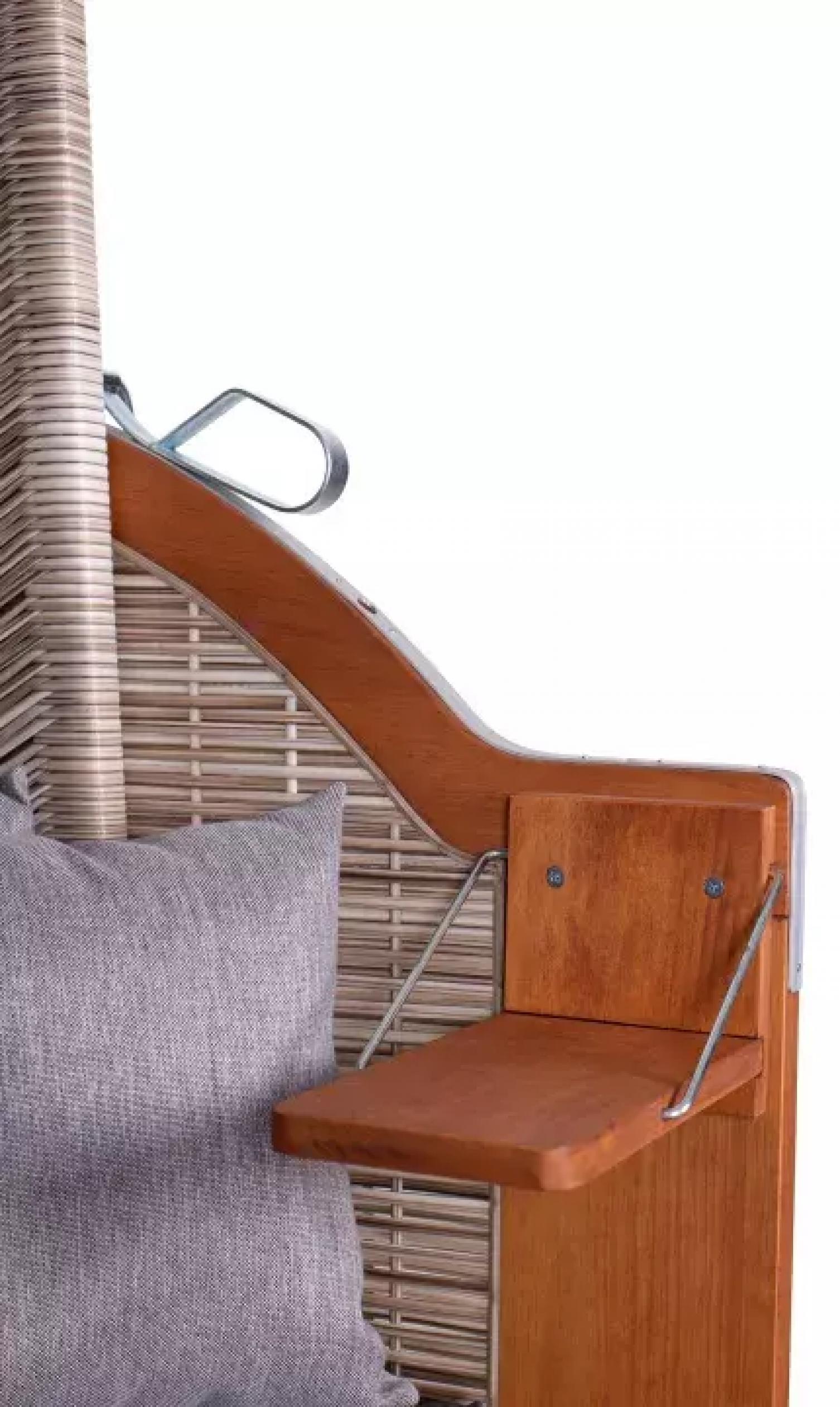 deVries Strandkorb deVries PURE Wave XL PE seashell Des. 402