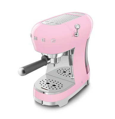 Smeg ECF02PKEU Kaffeemaschine 50`s Style Cadillac Pink