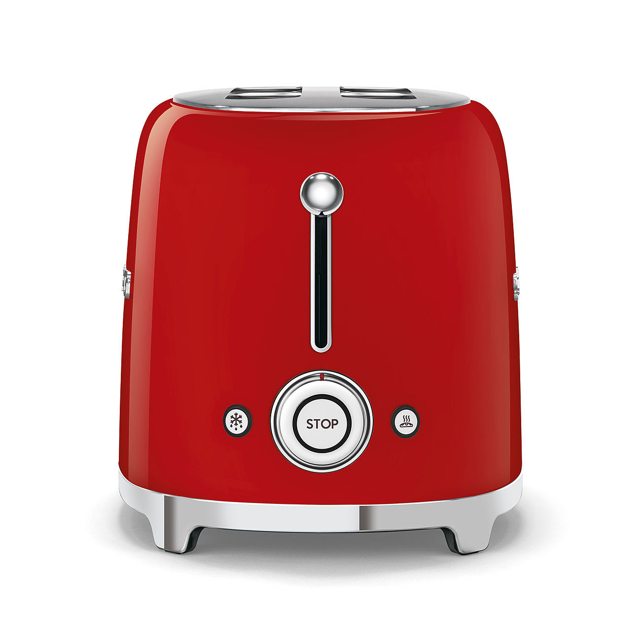 Smeg TSF01RDEU 2-Schlitz-Toaster Rot 50s Style kompakt