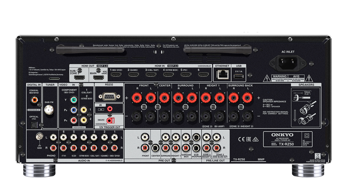 Onkyo TX-RZ50 schwarz  Aktion