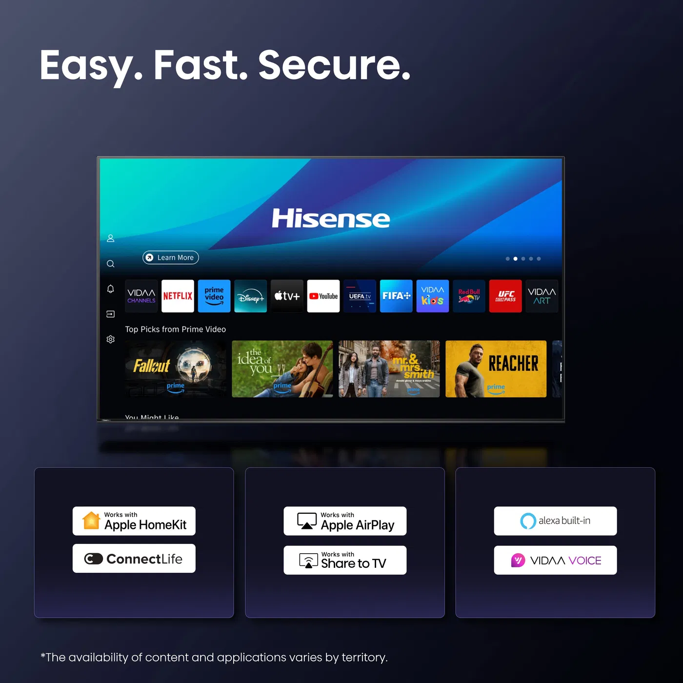 Hisense 65U8Q 164cm Mini LED-TV Smart TV 165Hz