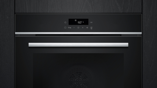 Siemens HB572ABS4 Einbau-Backofen Pyrolyse, schwarz/edelstahl,  EEK: A+