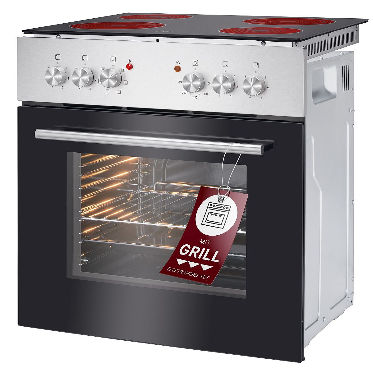 Bomann EHBC 7935 Herdset inox