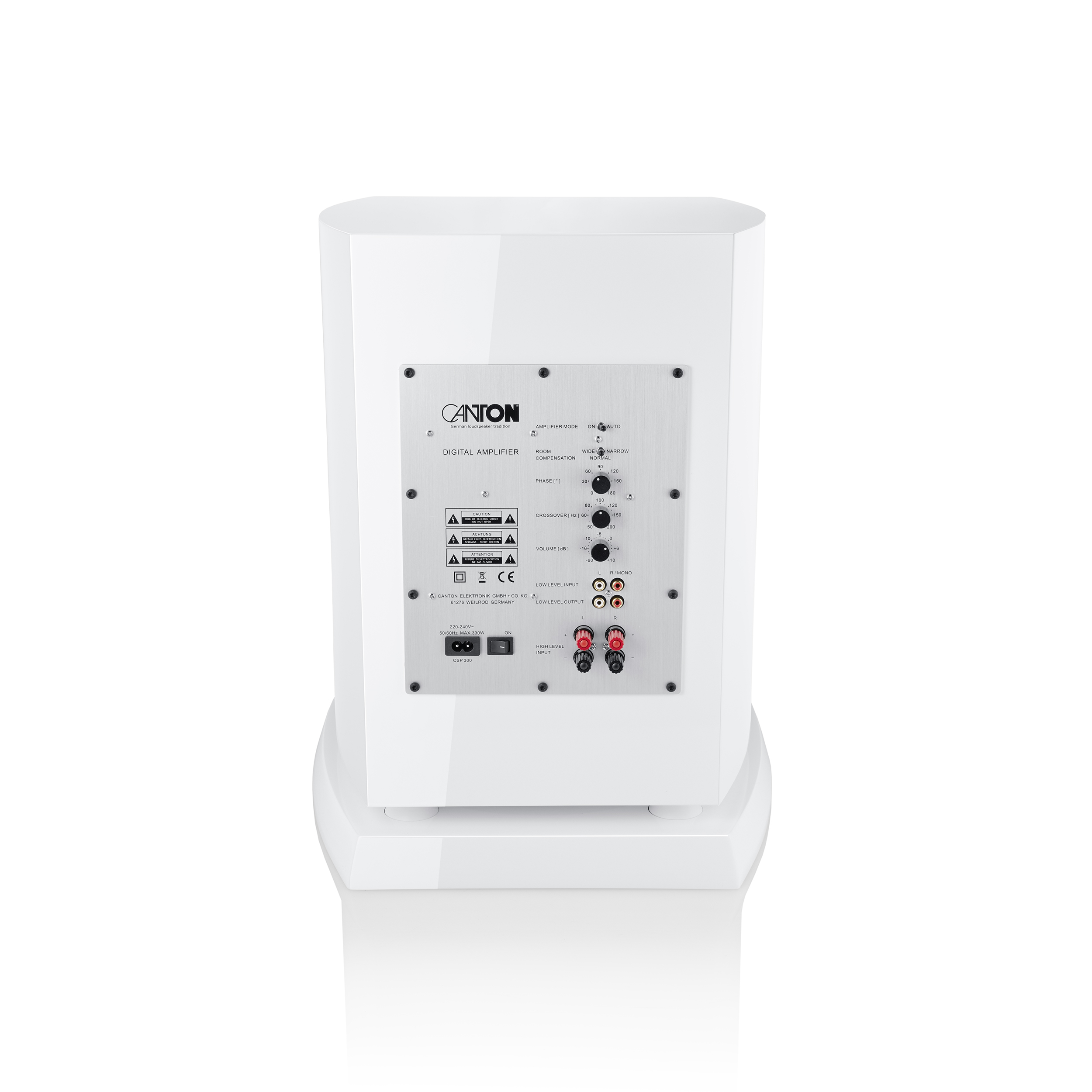 Canton Vento Sub 12 weiss highgloss  Sonder Aktion