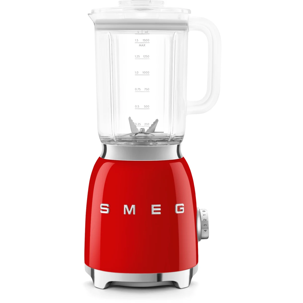 Smeg BLF03RDEU Standmixer rot 50s Style Jubiläumsaktion - 60 Monate Geräteschutz