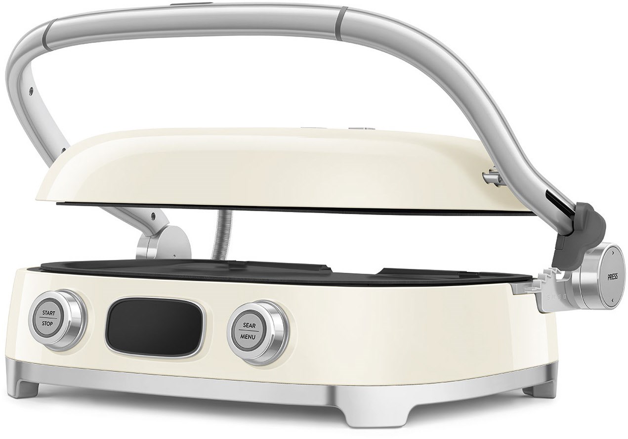 Smeg MGF01CREU Multifunktion-/Kontaktgrill 2.000 Watt,