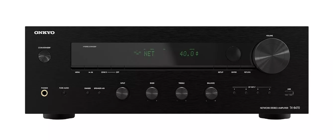 Onkyo TX8470BMMP  schwarz Stereo Receiver  Aktion
