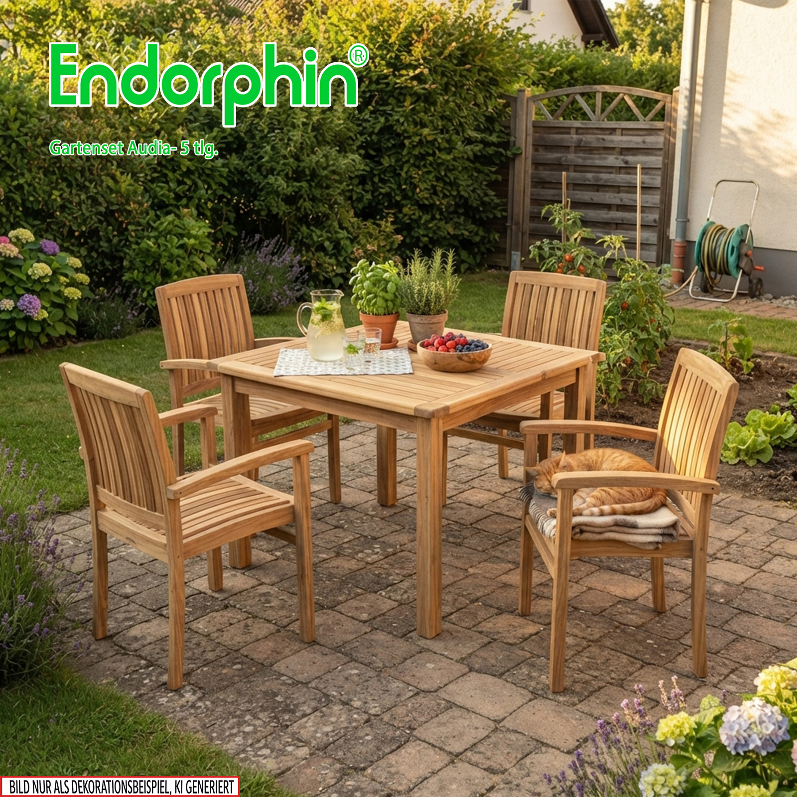 Endorphin Audia Gartenmöbel Set 5tlg.