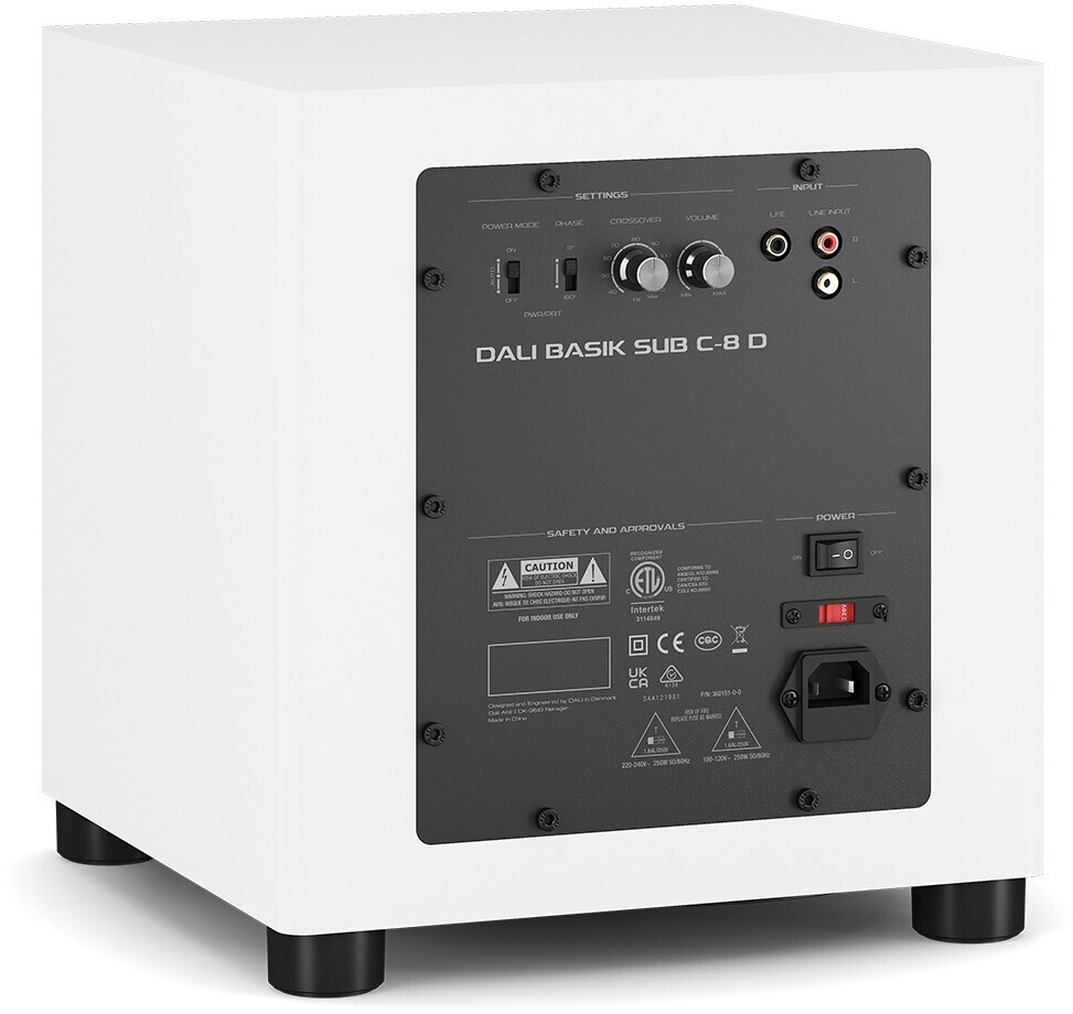 Dali Subwoofer BASIK SUB C-8 D weiss