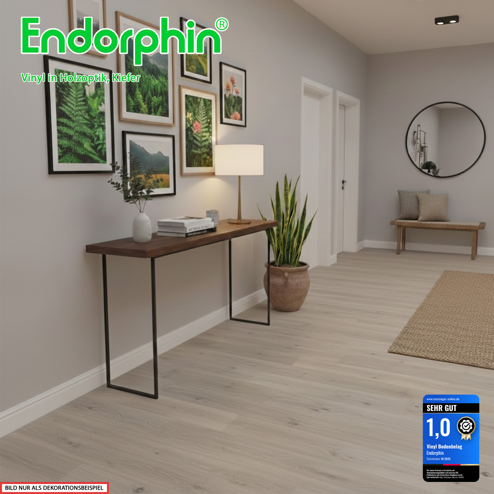 Endorphin Vinylboden selbstklebend in Holzoptik Kiefer 2,93qm