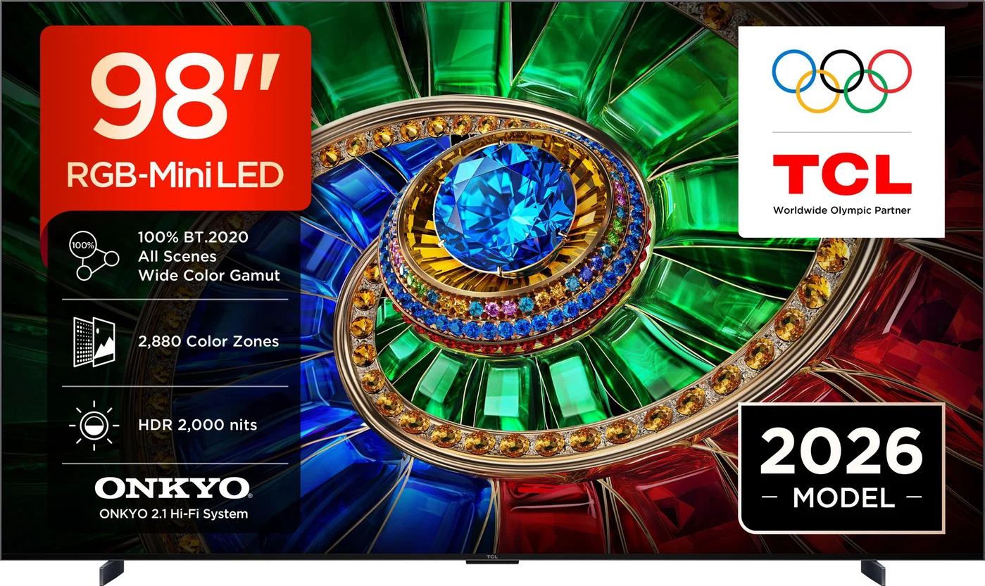 TCL 98RM7L RGB MiniLED, 98 Zoll (248cm), 4K UHD, 144Hz, Smart-TV, IMAX