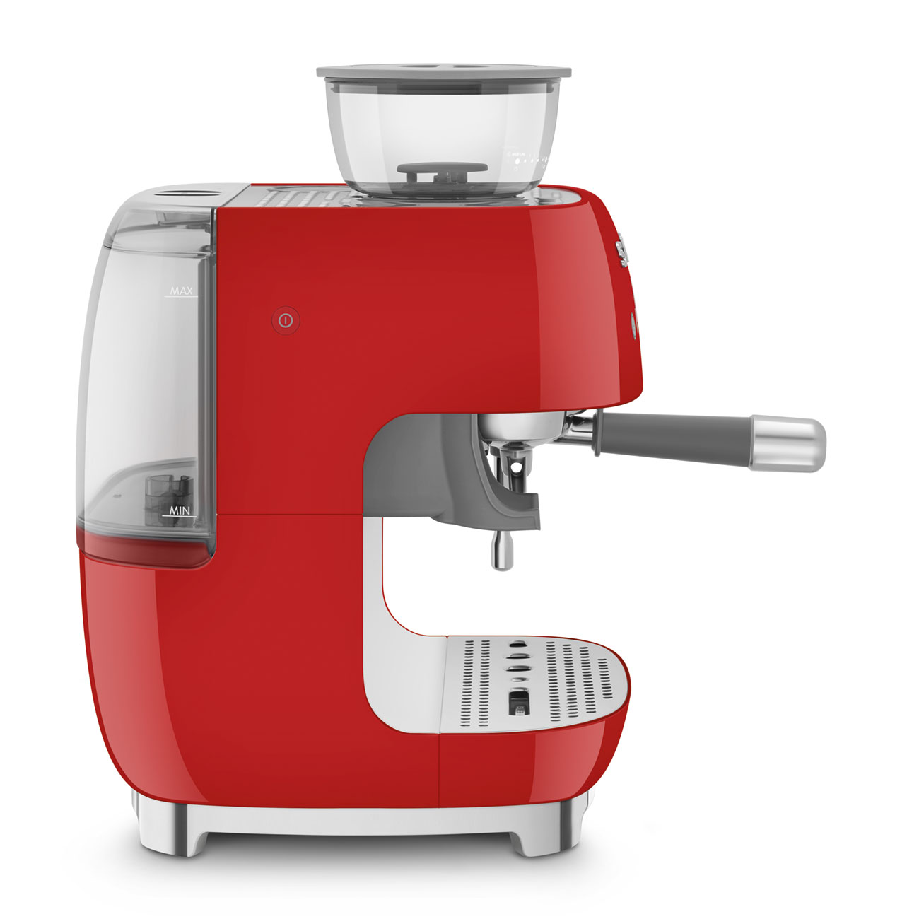 Smeg EGF03RDEU Espressomaschine mit Mahlwerk rot