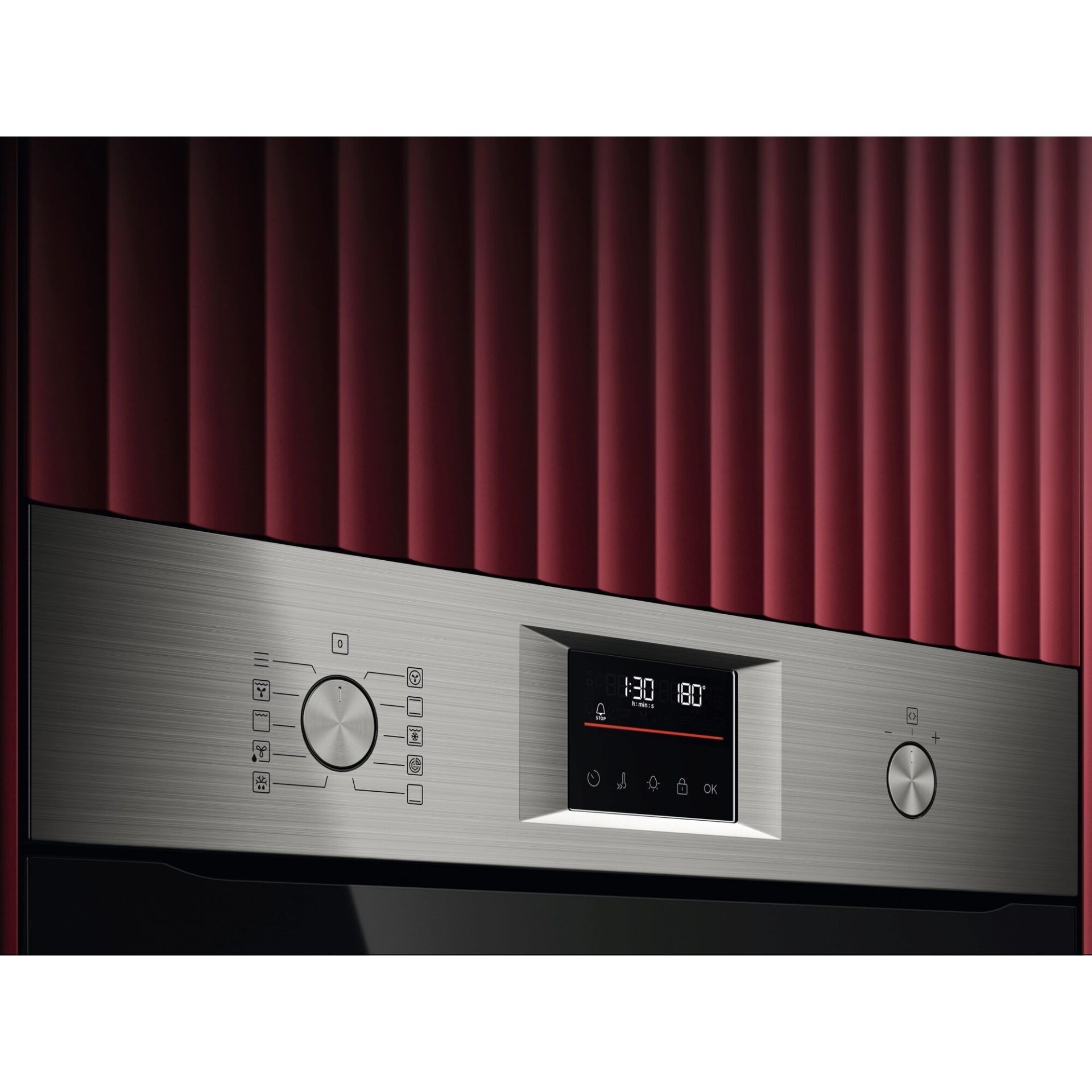 AEG OU5PB40SM Einbaubackofen, Edelstahl, 73L, 59,4 cm breit