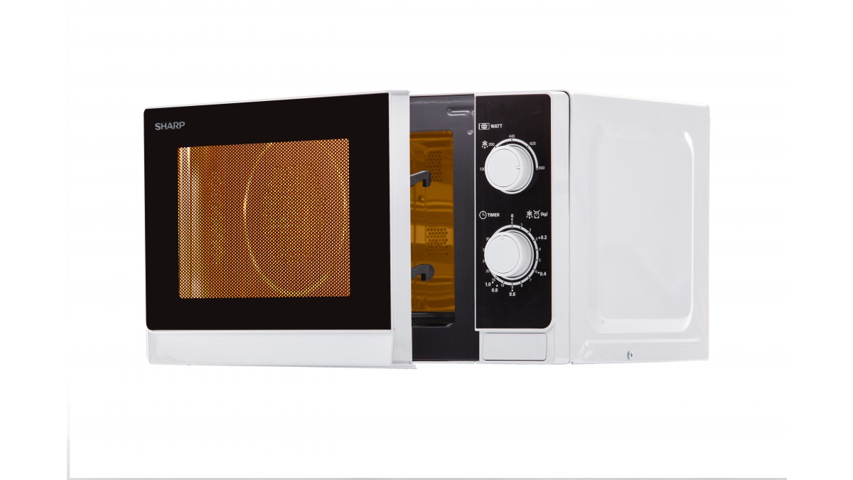 Sharp R200INW Mikrowelle Silbermetallic