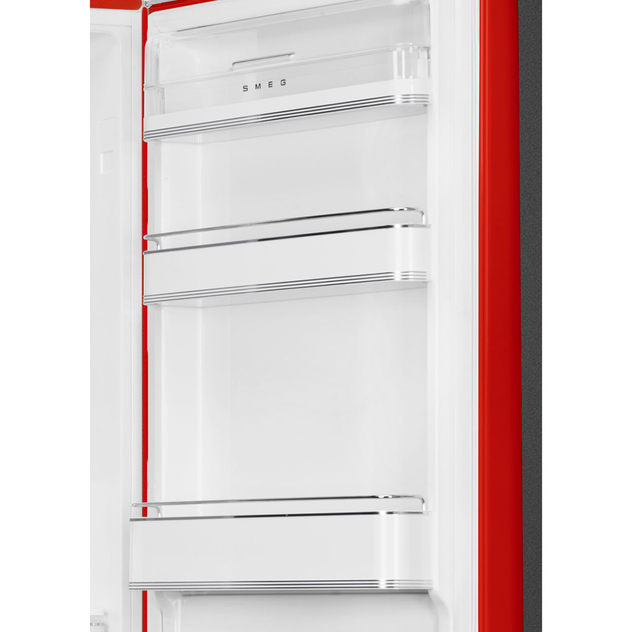 Smeg FAB32RRD5 Kühl-Gefrierkombination Rechtsanschlag Rot 50s Style, EEK: D