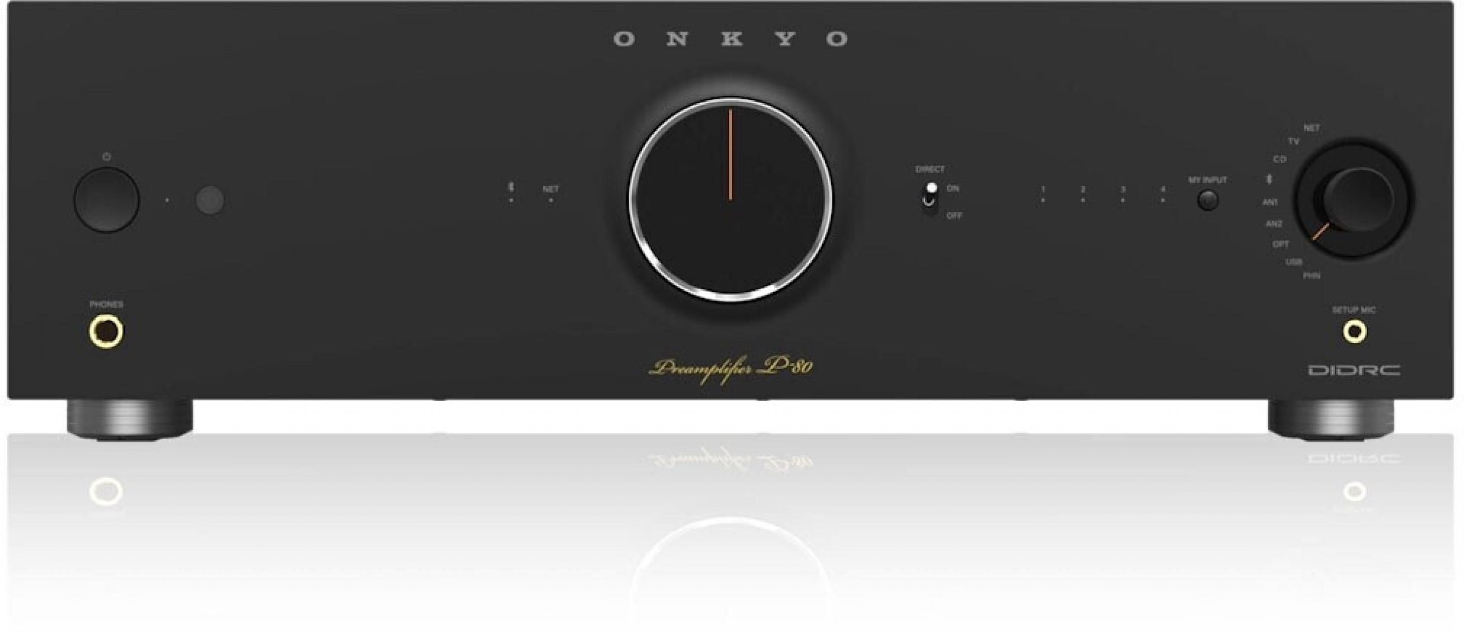 Onkyo P80BMMM Vorverstärker schwarz geprüfte Kundenretoure