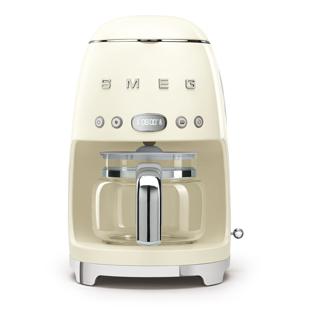 Smeg DCF02CREU Filterkaffeemaschine Creme 50s Style Jubiläumsaktion - 60 Monate Geräteschutz