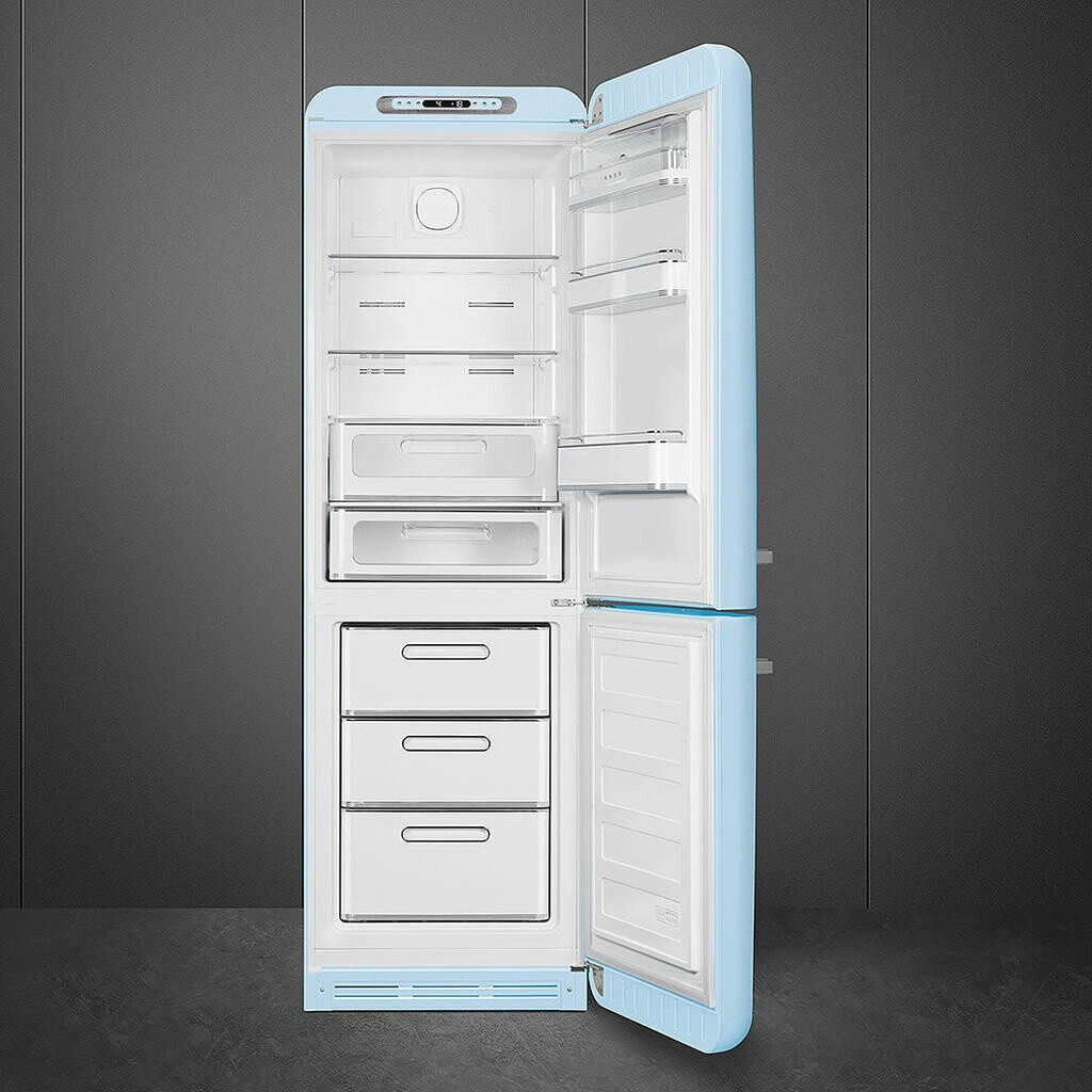 Smeg FAB32RPB6 Kühl-/Gefrierkombination Rechtsanschlag Pastellblau 50s Style, EEK: C