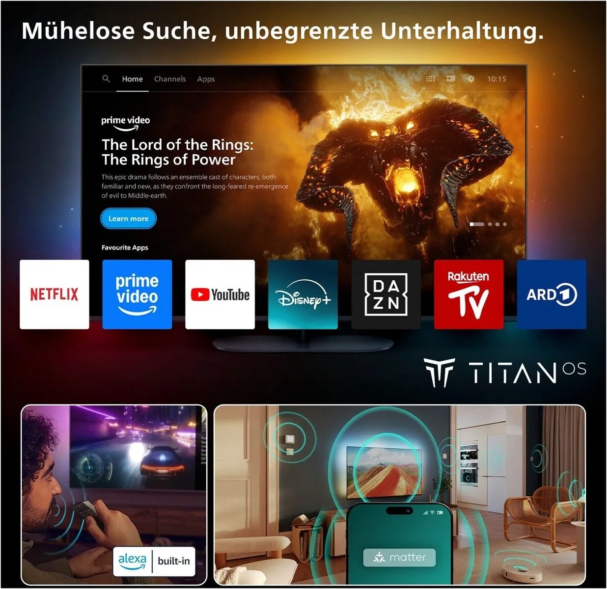 Philips 43PUS9060/12 The One 108cm QLED Ambilight TV