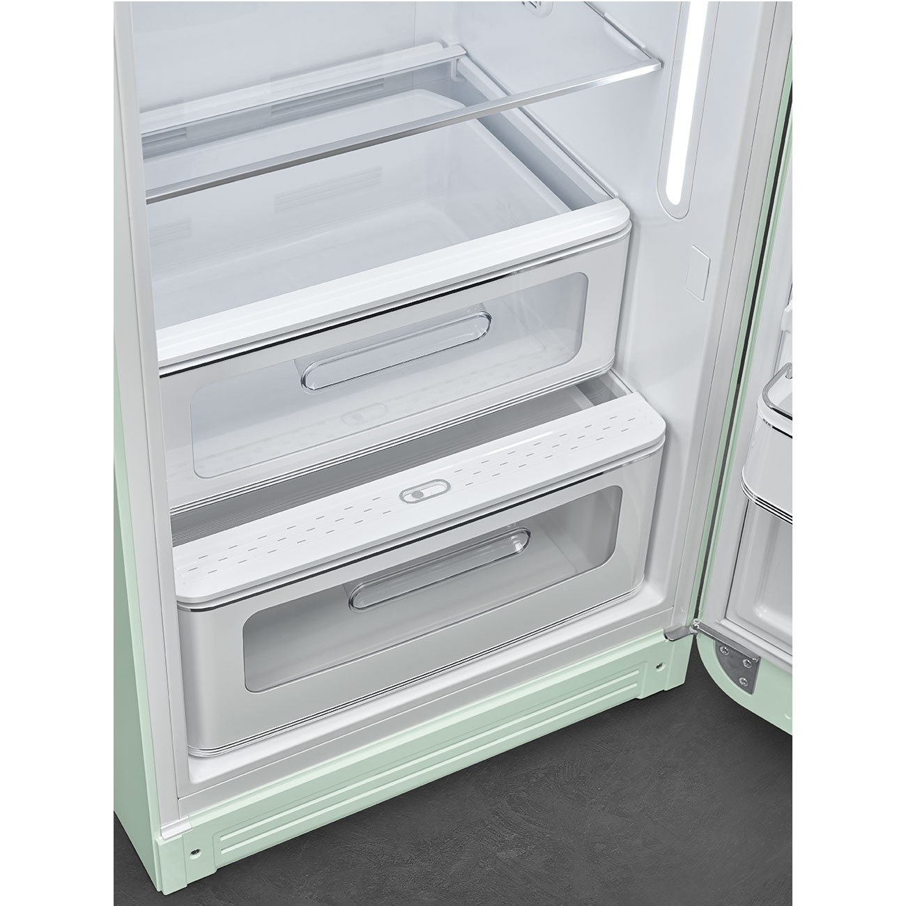 Smeg FAB28RPG6 Kühlschrank Rechtsanschlag Pastellgrün 50`s Style, 2026 Modell, EEK: C