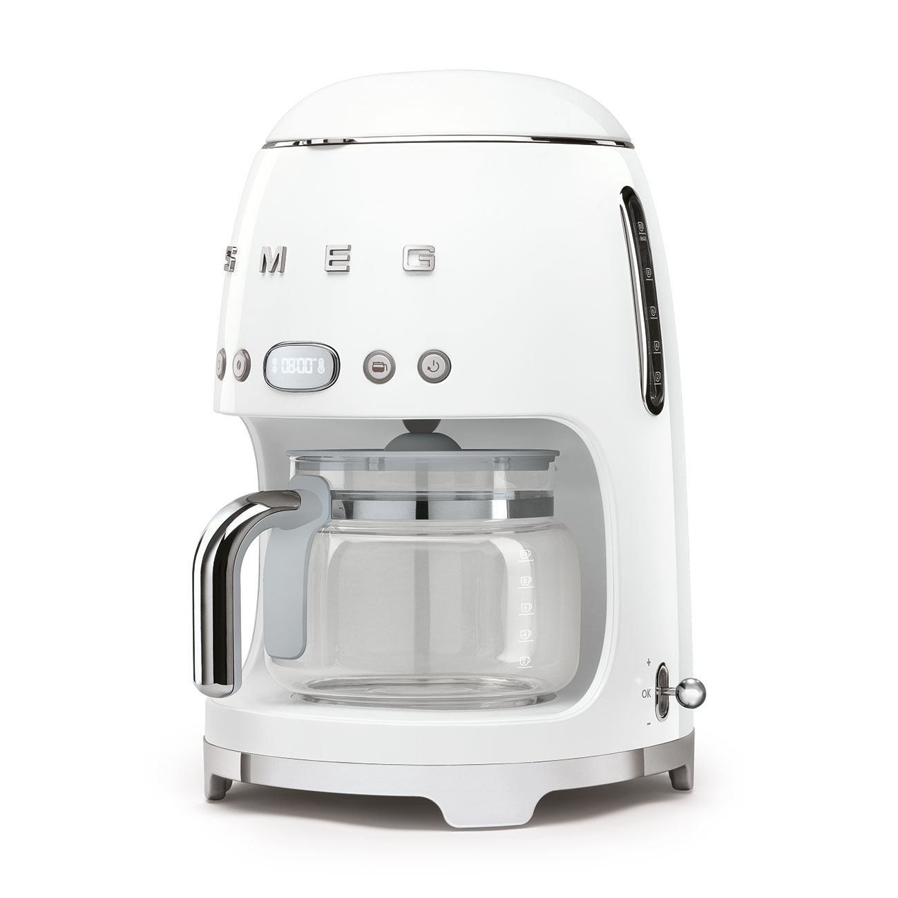 Smeg DCF02WHEU Filterkaffeemaschine weiß Aussteller