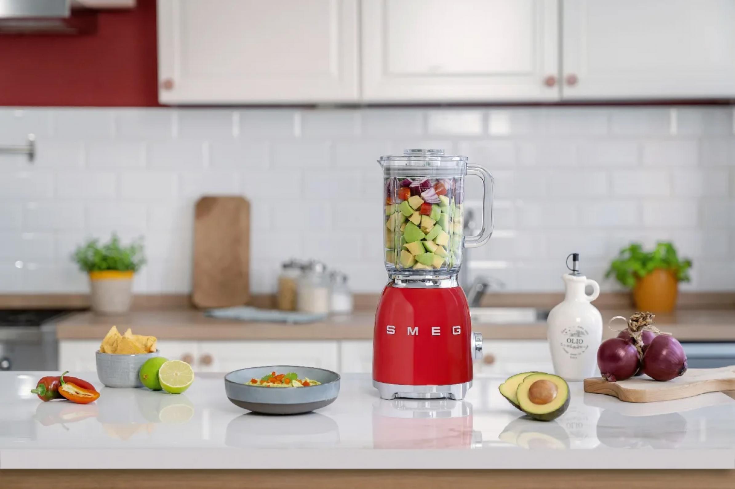 Smeg BLF03RDEU Standmixer rot 50s Style Jubiläumsaktion - 60 Monate Geräteschutz