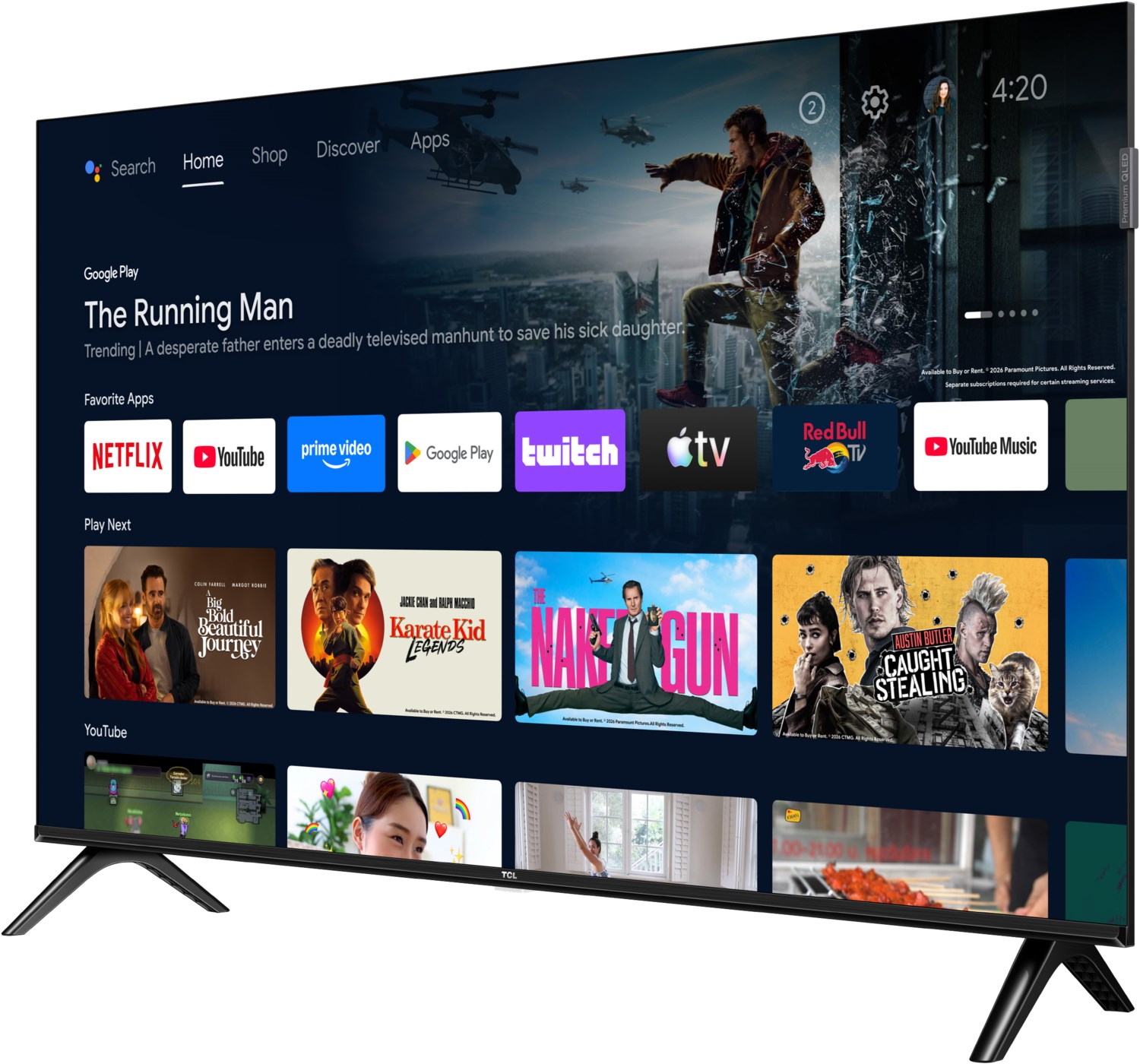 TCL 32S5L QLED TV, Full-HD, Smart-TV, 32 Zoll 2026