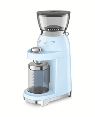 Smeg CGF03PBEU Kaffeemühle 50`s Style Pastellblau
