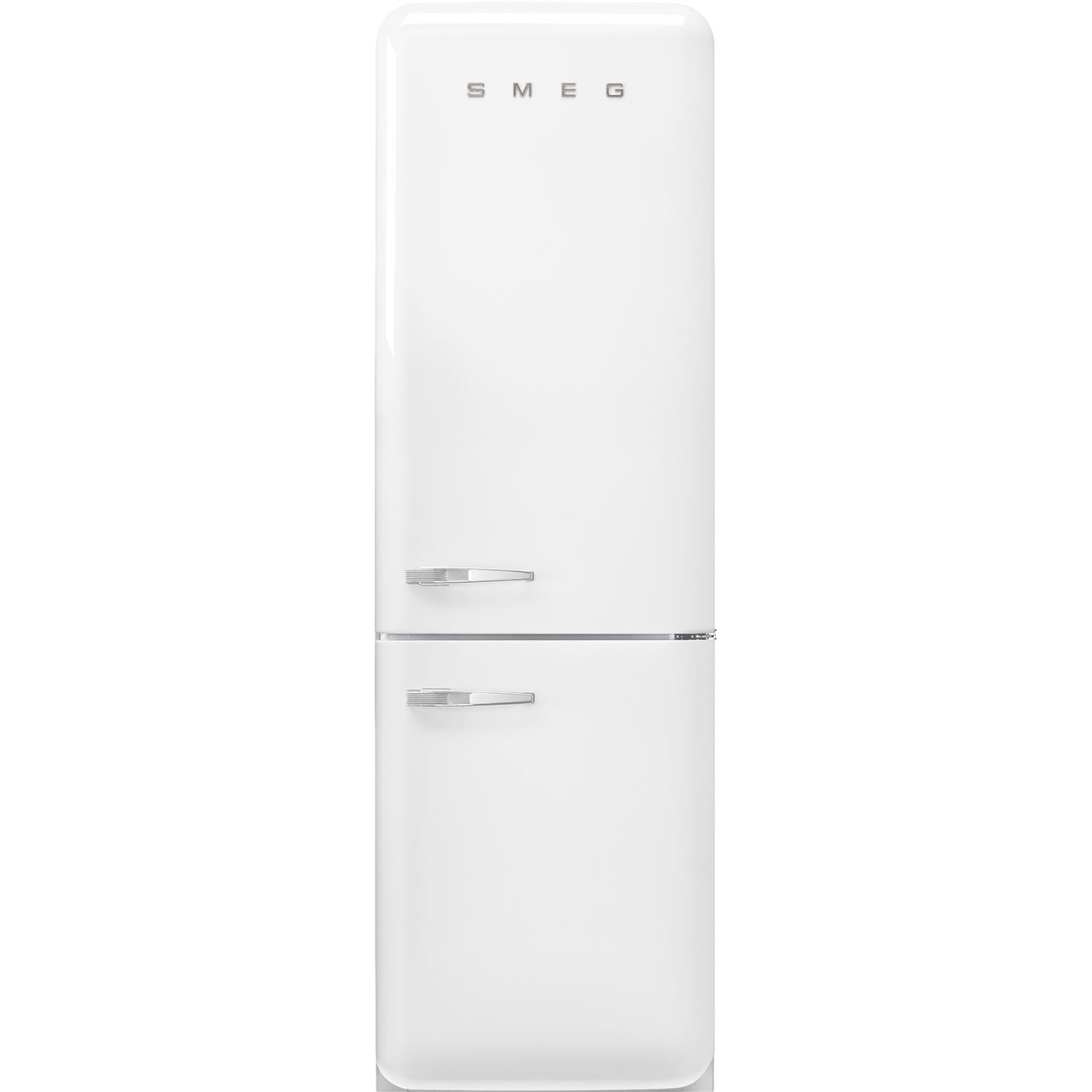 Smeg FAB32RWH6 Kühl-Gefrierkombination Rechtsanschlag Weiss 50`s Style, EEK: C