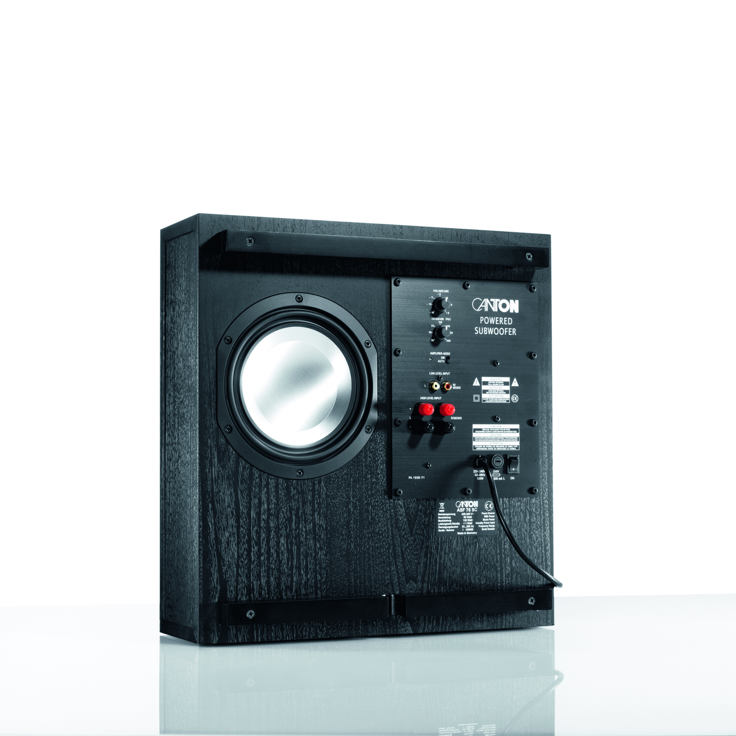 Canton ASF 75 SC schwarz (stück) Aussteller