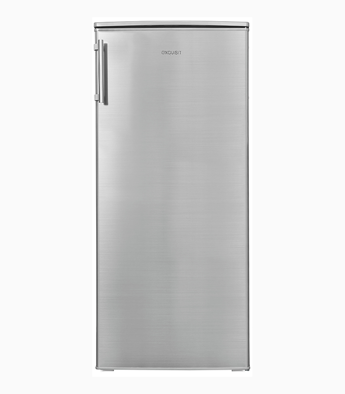Exquisit KS185-4-HE-040E inoxlook | 190 L | Kühlschrank mit Gefrierfach