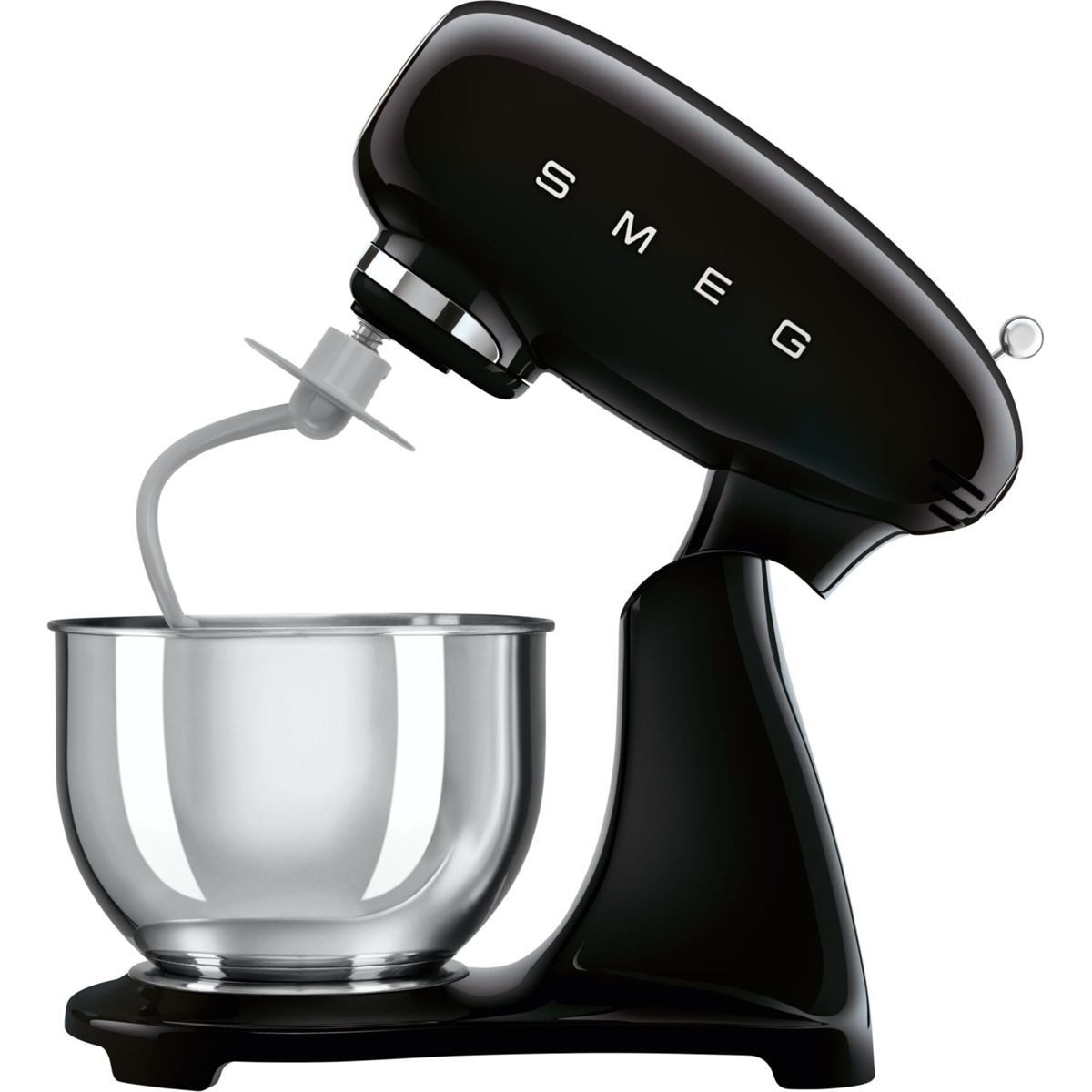 Smeg SMF05BLEU Küchenmaschine 50s Style Schwarz, 2026 Modell Jubiläumsaktion - 60 Monate Geräteschutz