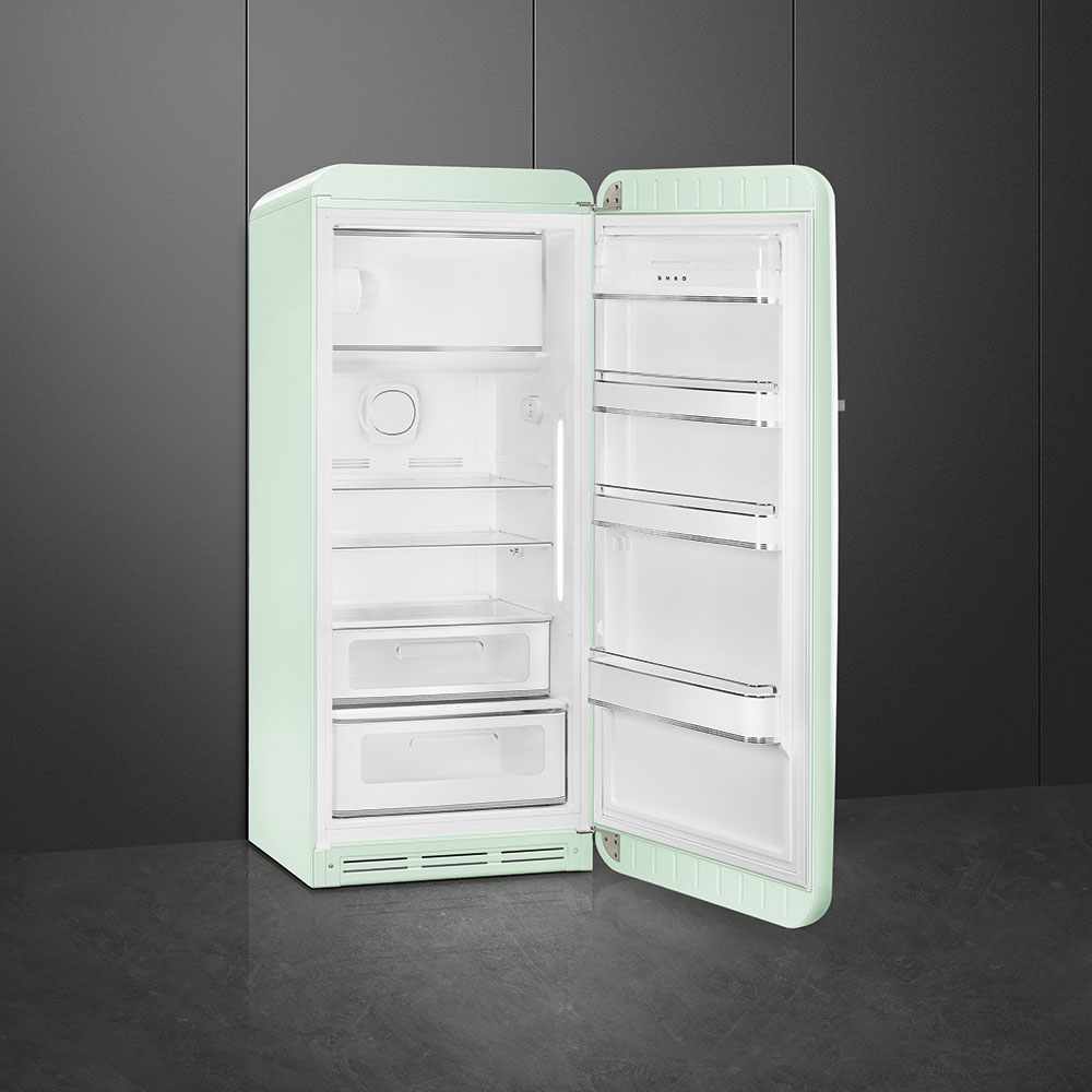 Smeg FAB28RPG6 Kühlschrank Rechtsanschlag Pastellgrün 50`s Style, 2026 Modell, EEK: C