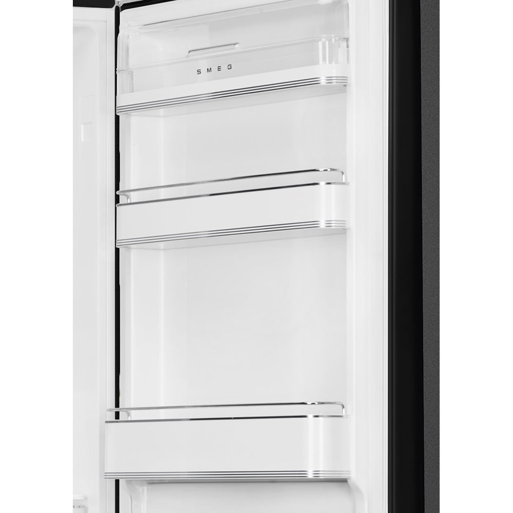 Smeg FAB32RBL5 Kühl-/Gefrierkombination Rechtsanschlag Schwarz 50s Style, EEK: D