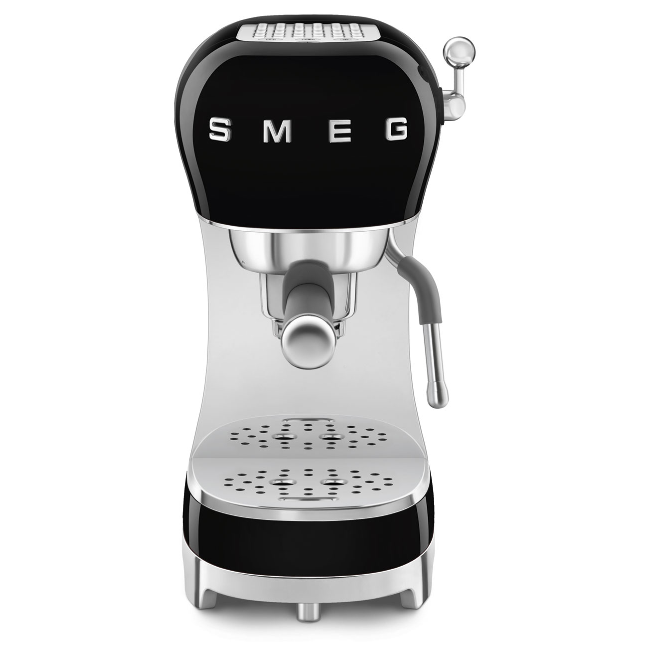 Smeg ECF02BLEU Espressomaschine schwarz 50`s Style