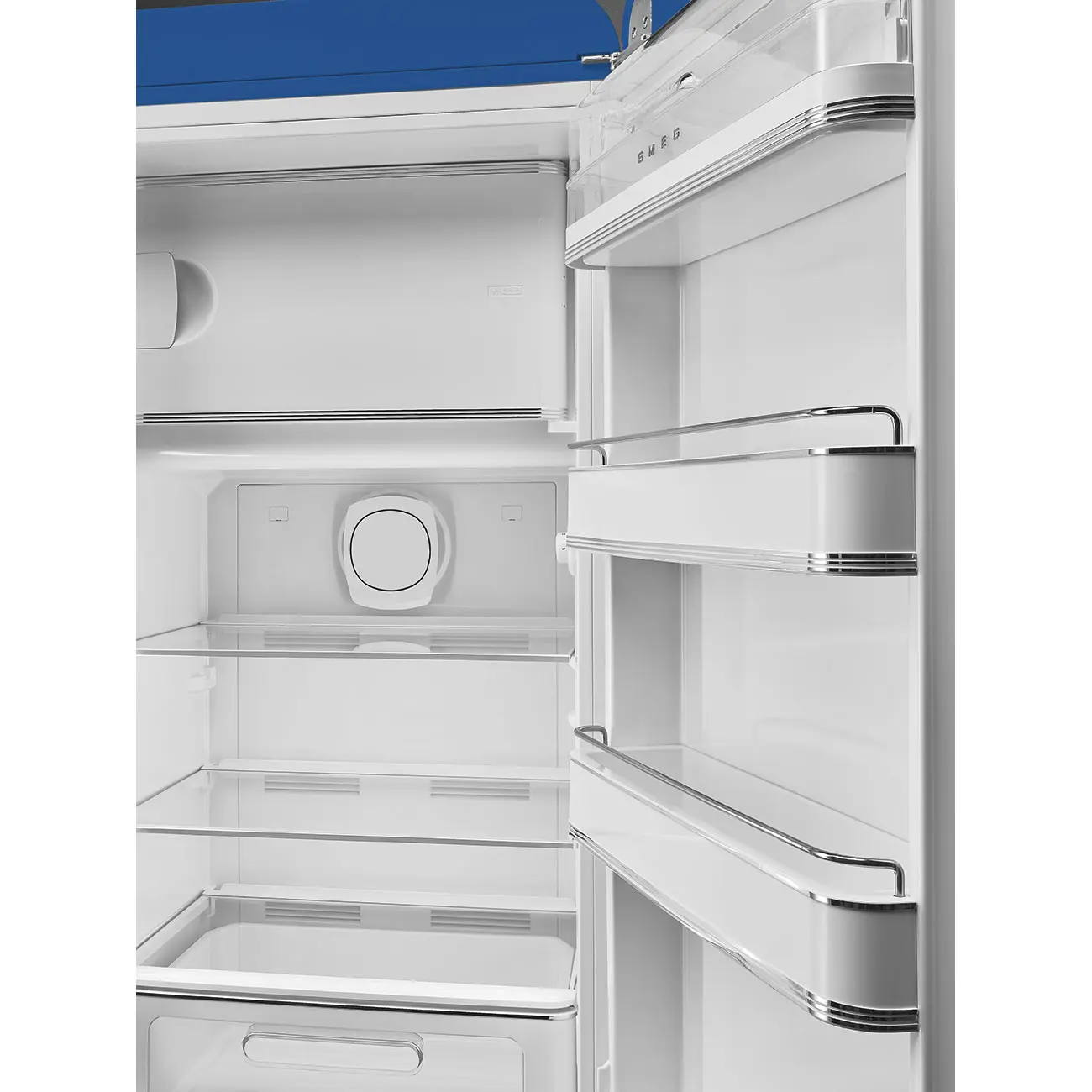 Smeg FAB28RBE5 Kühlschrank Rechtsanschlag Blau 50`s Style, EEK: D