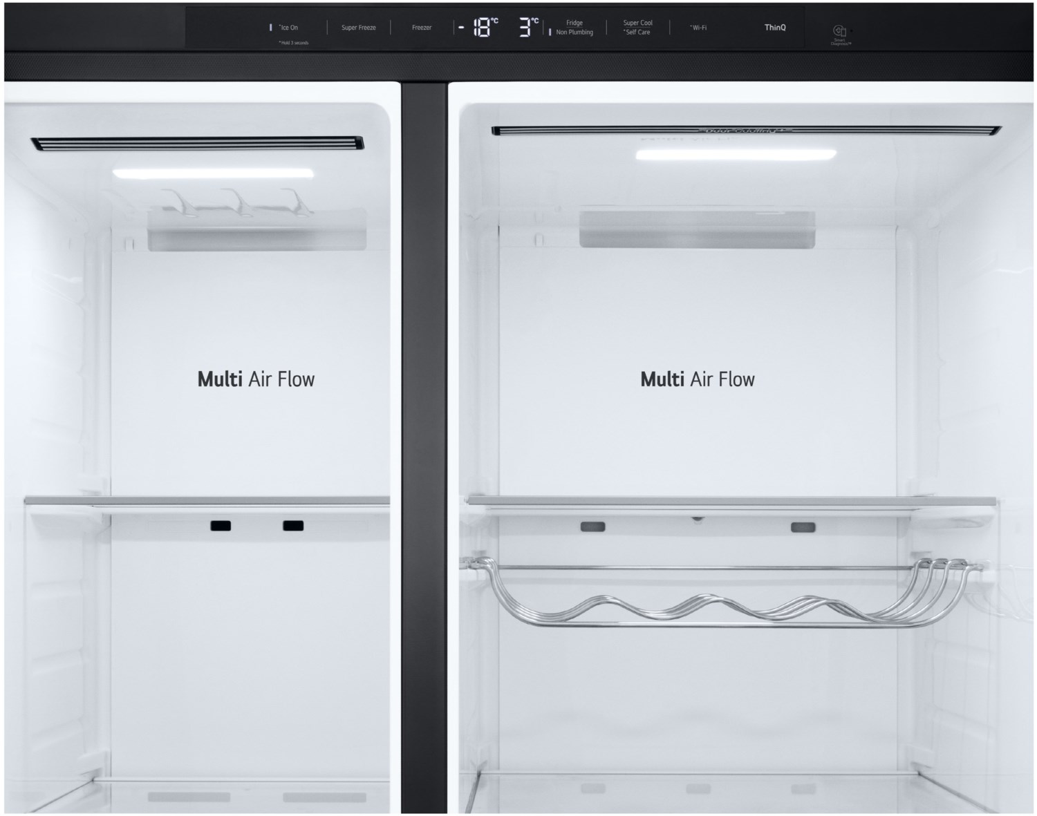 LG GSJE81EPBD Side by Side matte black EEK: D, 628L, Wassertank