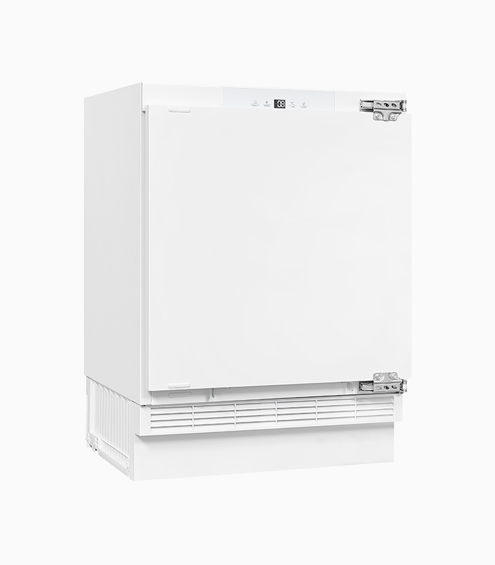 Exquisit UKS130-4-FE-010E Weiss Unterbau-Kühlschrank | 4 Sterne Fach | 104 Liter