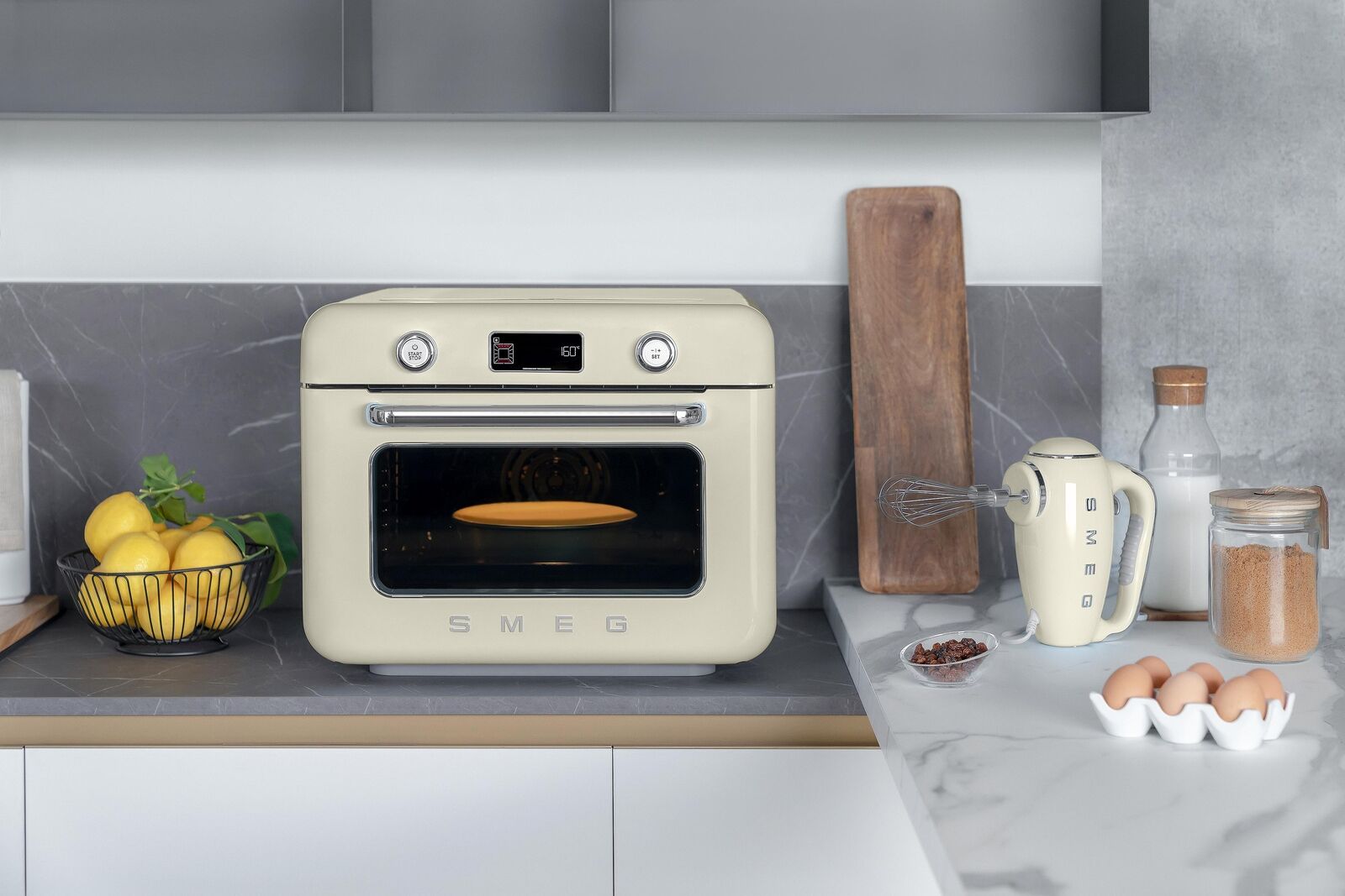 Smeg COF01CREU Kombi-Tisch-Backofen