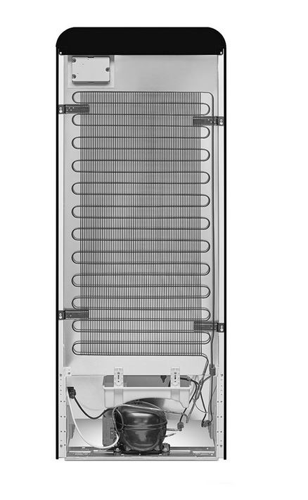Smeg FAB28LBL5 50s Kühlschrank/Gefrierfach L Schwarz