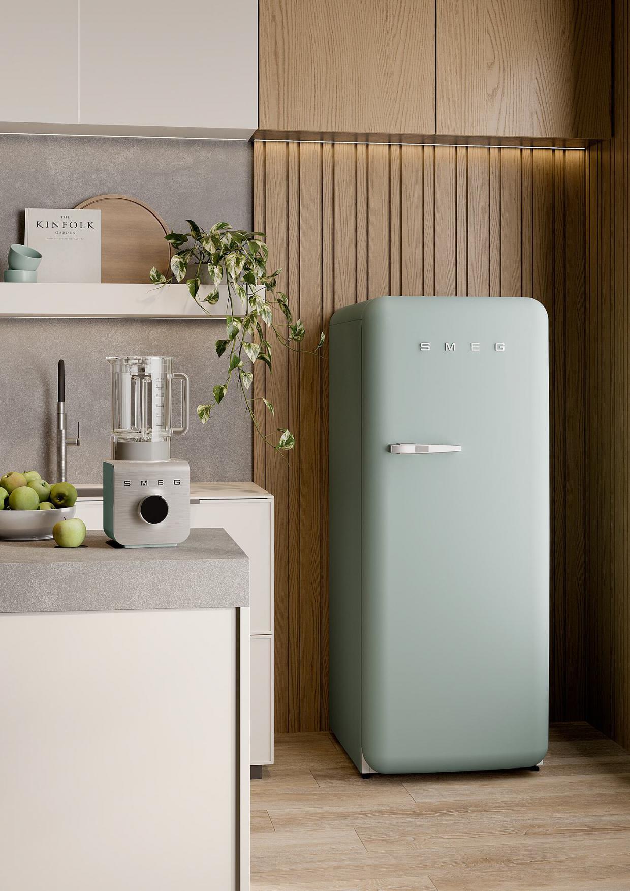 Smeg FAB28RDSA5 Kühlschrank sea salt green 50`s Style