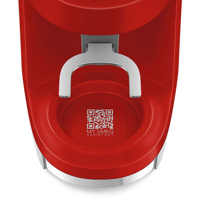 Smeg CGF03RDEU Kaffeemühle 50`s Style Rot