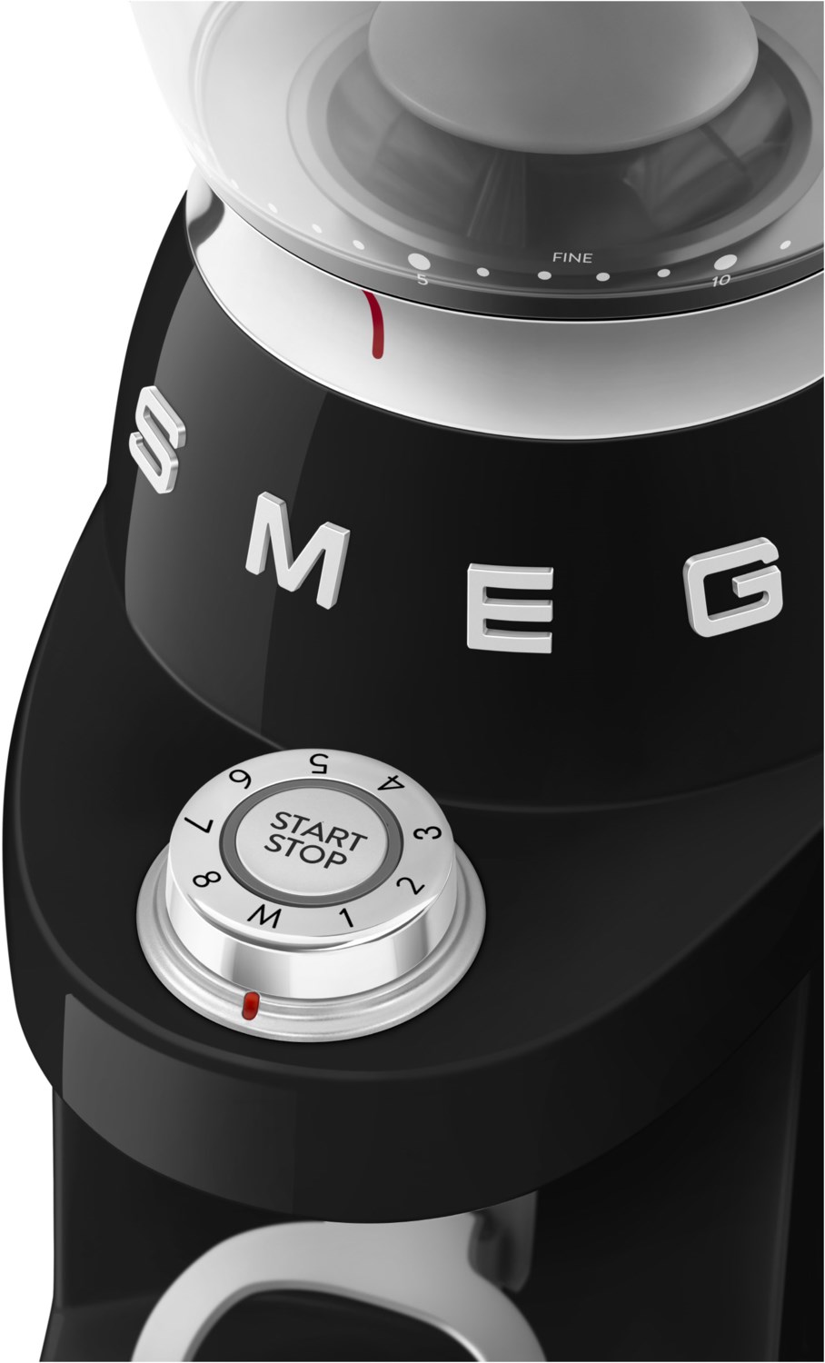 Smeg CGF03BLEU Kaffeemühle Schwarz 50s Style Jubiläumsaktion - 60 Monate Geräteschutz