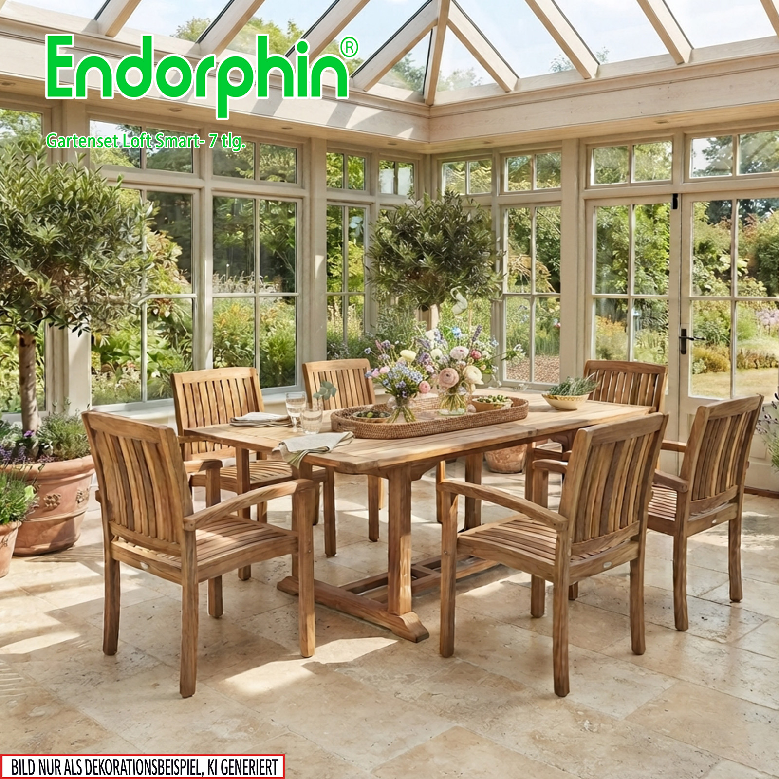 Endorphin Loft smart Gartenmöbel Set 7tlg.