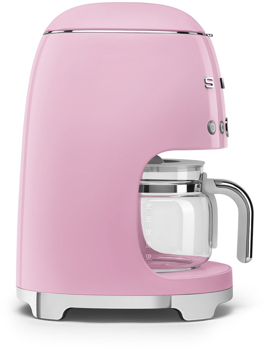 Smeg DCF02PKEU Filterkaffeemaschine Cadillac Pink 50s Style Jubiläumsaktion - 60 Monate Geräteschutz