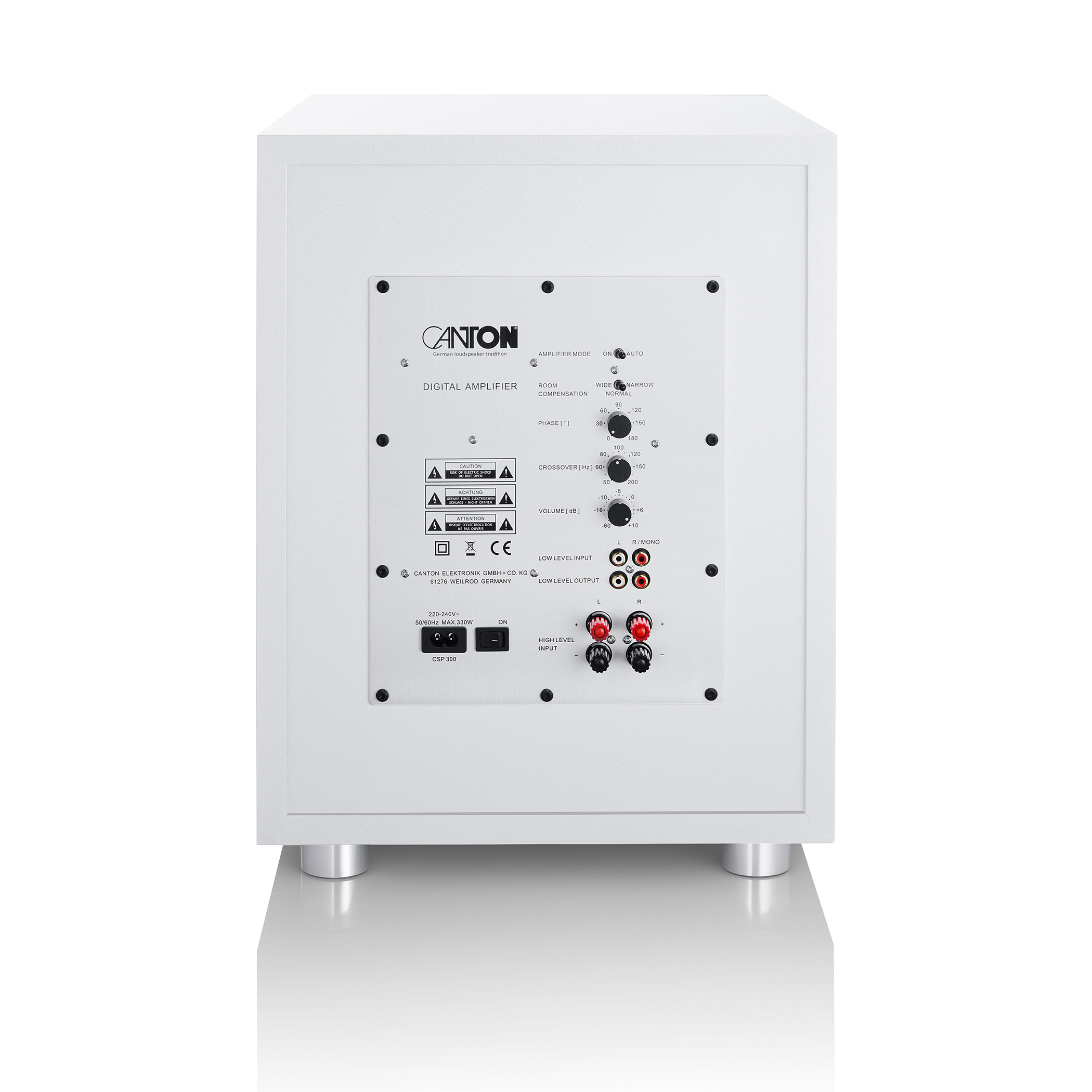 Canton Power Sub 12 weiss Aktion