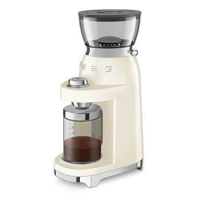 Smeg CGF03CREU Kaffeemühle 50`s Style Creme