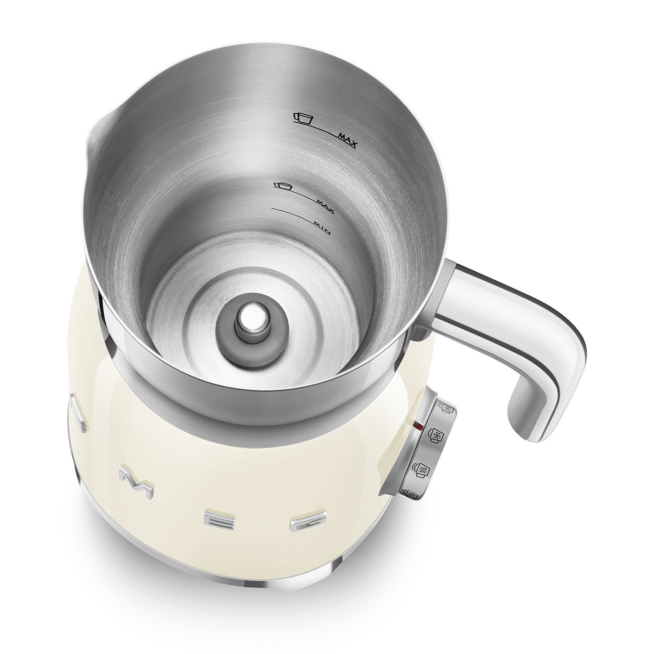Smeg MFF11CREU Milchaufschäumer 50`s Style creme Jubiläumsaktion - 60 Monate Geräteschutz